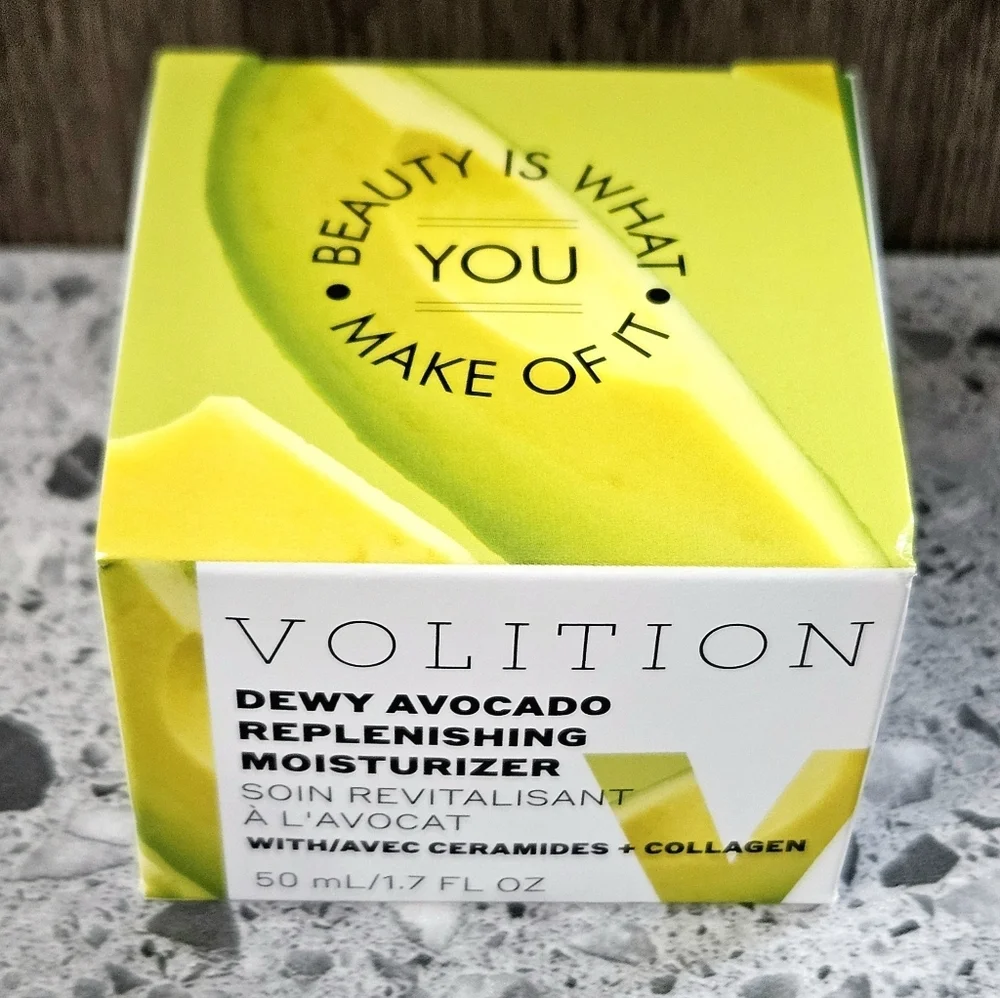 VOLITION Dewy Avocado Replenishing Moisturizer 1.7oz Firming Vegan Clean NEW